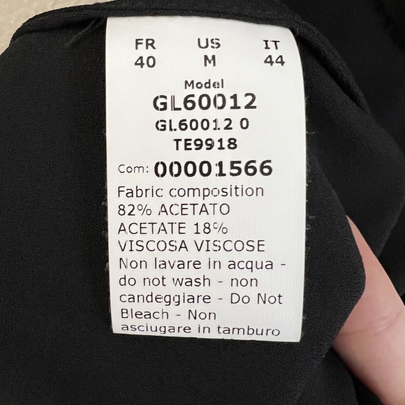 GWYN Olson Satin Backless Maxi Slip Dress in Black - Picture 10 of 11